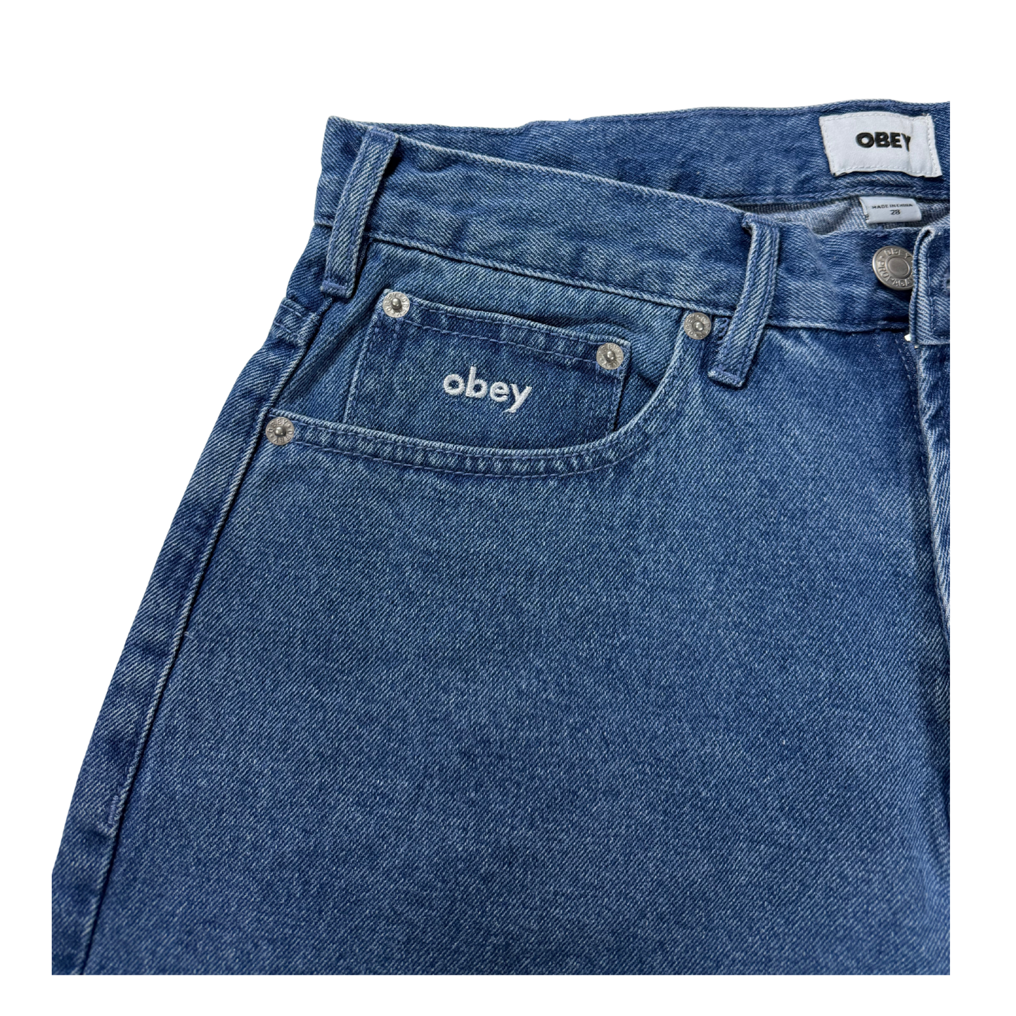 OBEY BIGWIG BAGGY DENIM SHORT