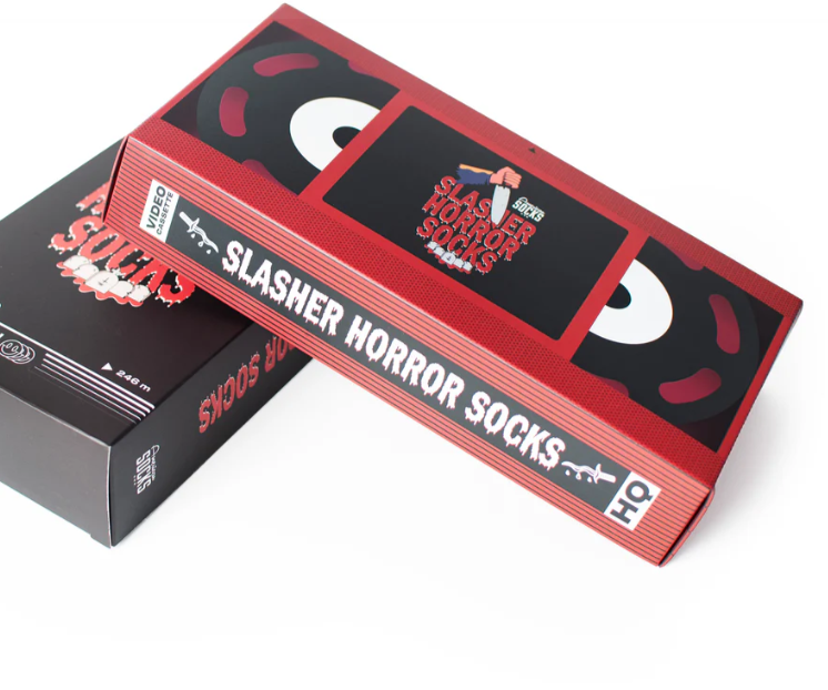 AMERICAN SOCKS SLASHER VHS MID HIGH - GIFTBOX