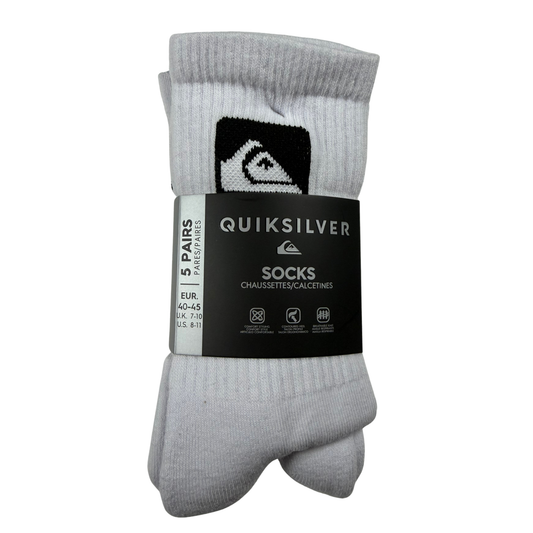 QUICKSILVER 5 PACK SOCKS
