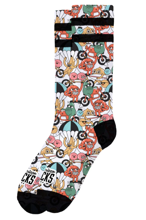 AMERICAN SOCKS FRUIT PARADE MID-HIGH