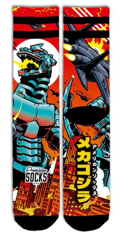 AMERICAN SOCKS MECHAGODZILLA MID-HIGH