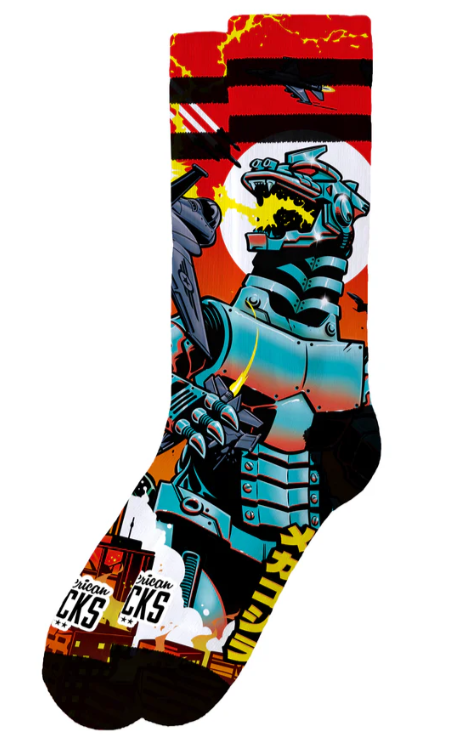 AMERICAN SOCKS MECHAGODZILLA MID-HIGH