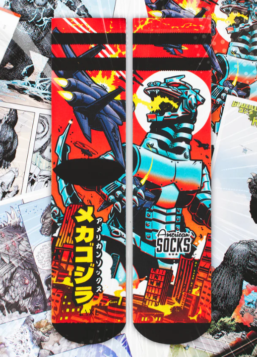 AMERICAN SOCKS MECHAGODZILLA MID-HIGH