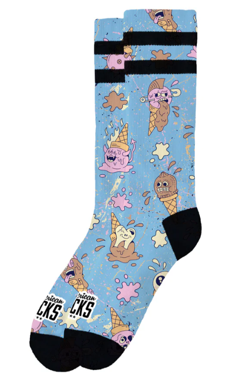 AMERICAN SOCKS BRAIN FREEZE MID-HIGH