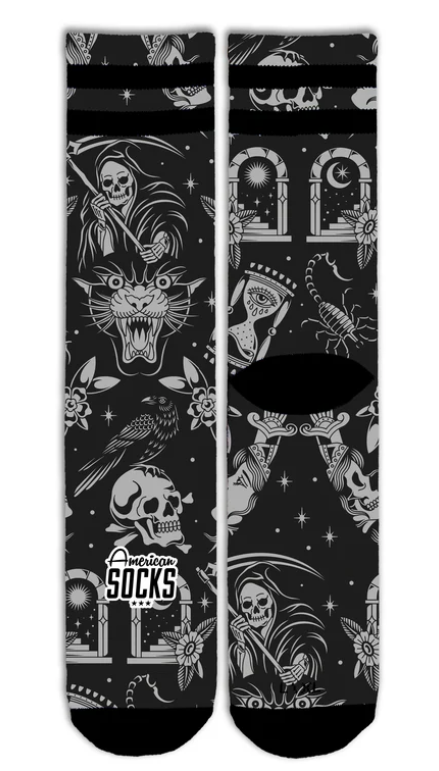 AMERICAN SOCKS TIME TO DIE MID-HIGH