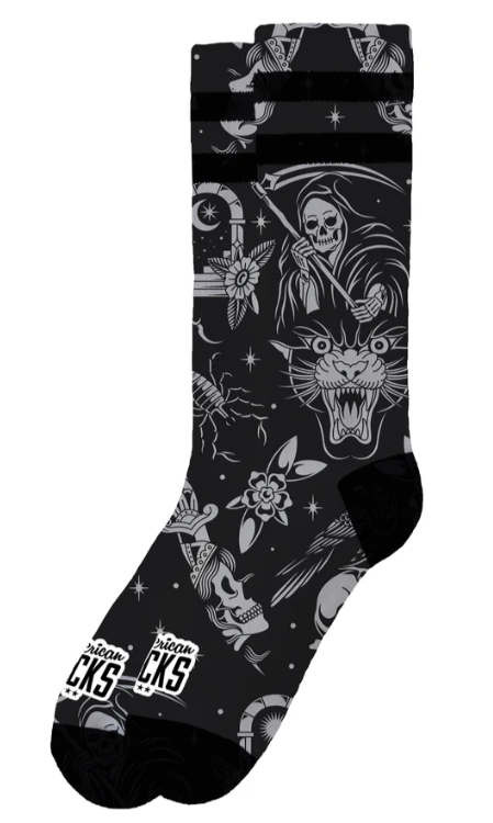 AMERICAN SOCKS TIME TO DIE MID-HIGH