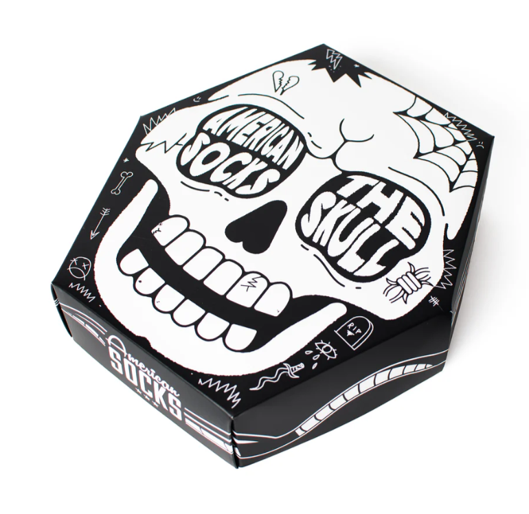 AMERICAN SOCKS THE SKULL MID HIGH - GIFTBOX