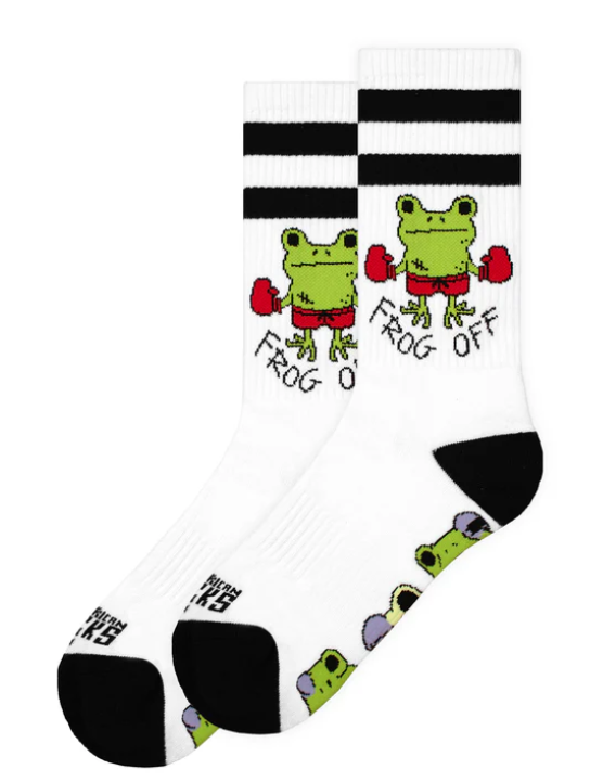 AMERICAN SOCK FROG OFF OS MID-HIGH