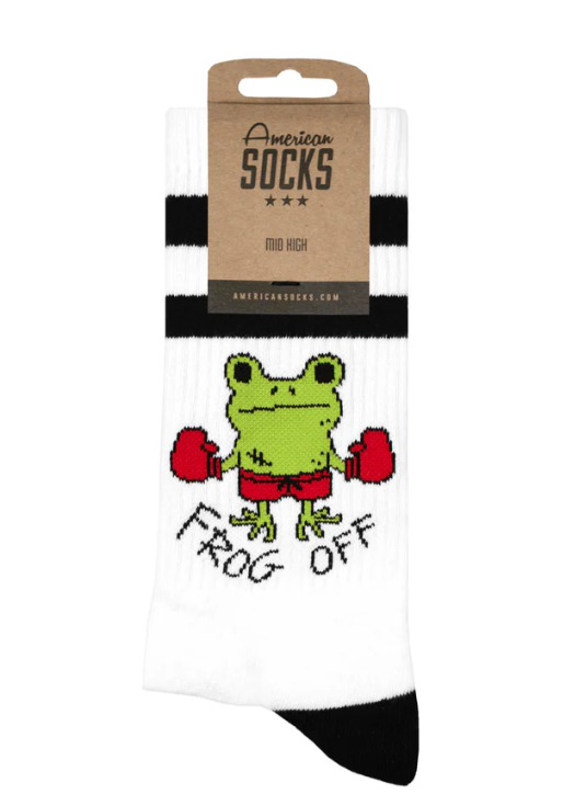 AMERICAN SOCK FROG OFF OS MID-HIGH