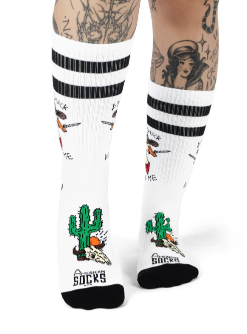 AMERICAN SOCKS DON'T DUCK WITH ME OS MID-HIGH
