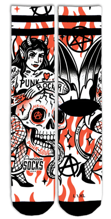 AMERICAN SOCKS DEVIL MUSE MID-HIGH
